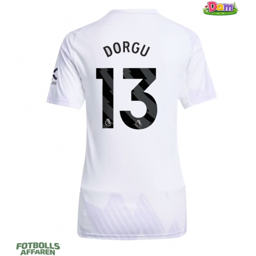 Manchester United Patrick Dorgu #13 Bortatröja Kvinnor 2025-26 Kortärmad